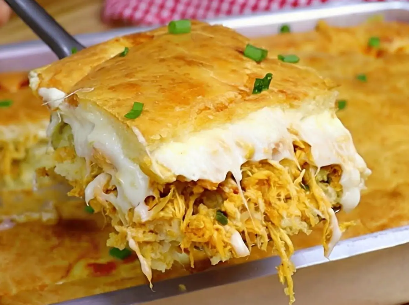 Fatia de torta salgada